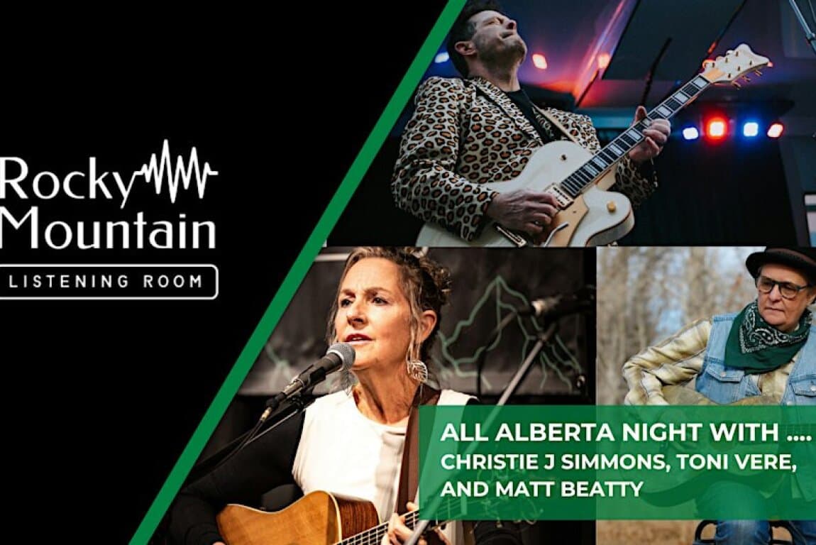 All Alberta Night at the Rocky Mountain Listening Room at Rosedale Community Hall