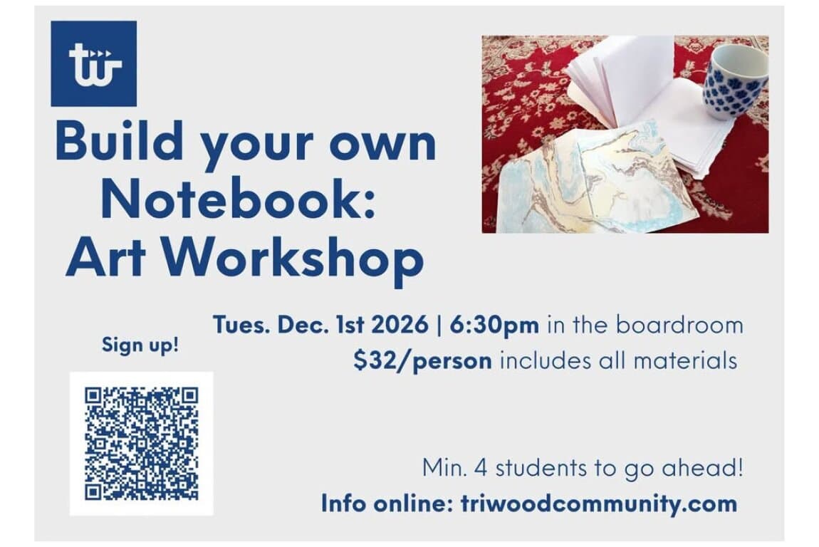 Build your own Notebook: Art Workshop at Triwood Community Association