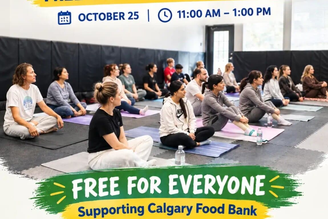 Free Yoga & Meditation Day in Calgary at Calgary