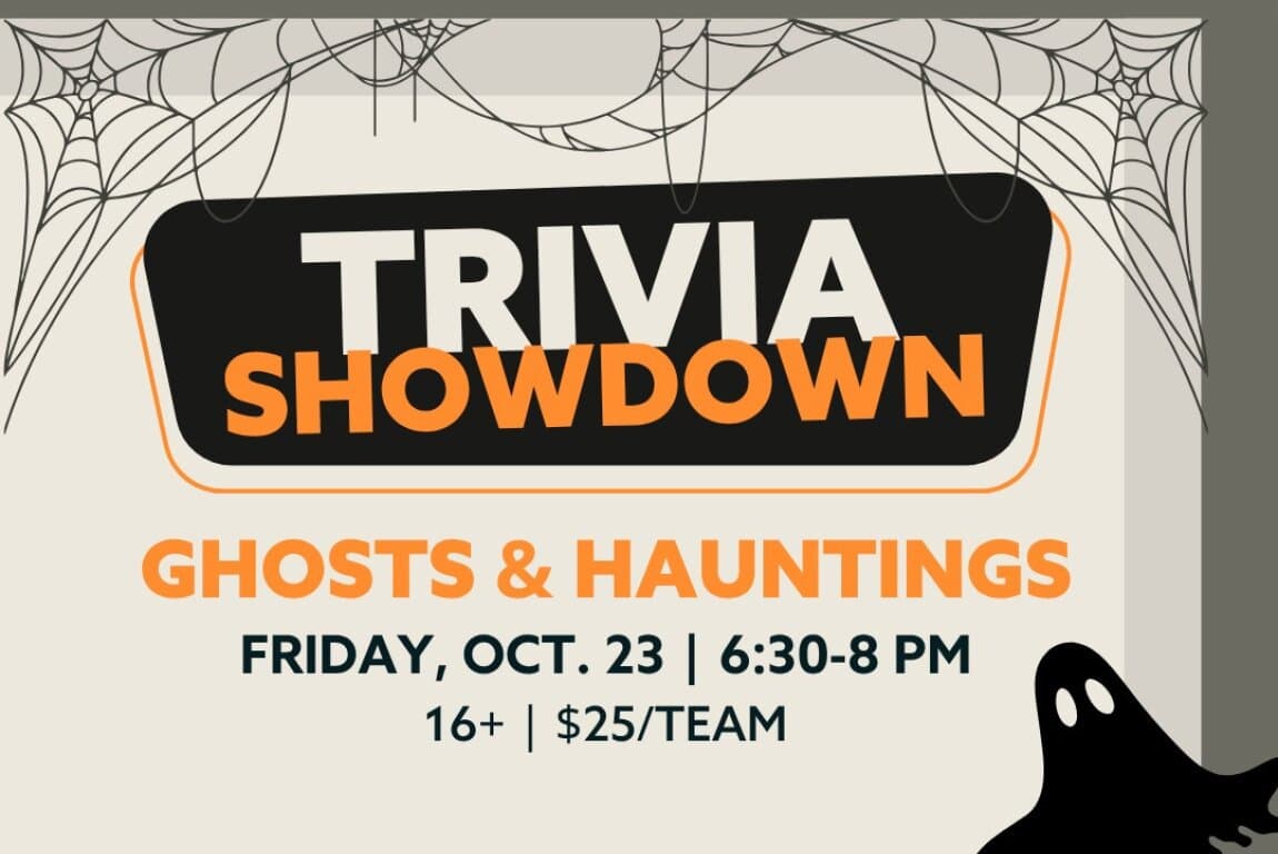 Poster for Ghosts & Hauntings Trivia Showdown