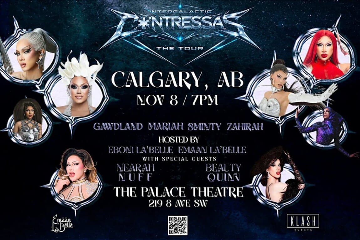 Poster for INTERGALACTIC CVNTRESSAS Tour