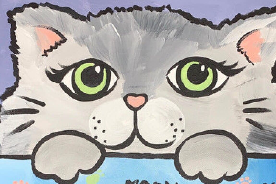 Kitty Paint Night at Calgary