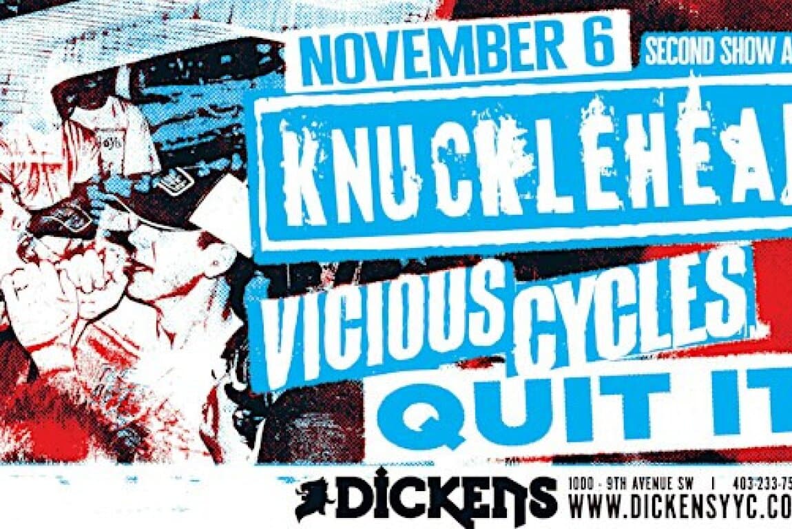 Knucklehead with The Vicious Cycles MC and Quit It! at Dickens Pub