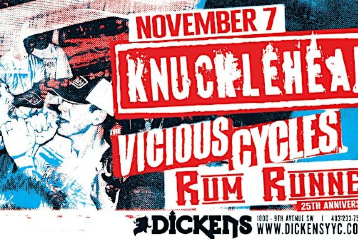Knucklehead with The Vicious Cycles MC and Rum Runner (25th Anniversary) at Dickens Pub