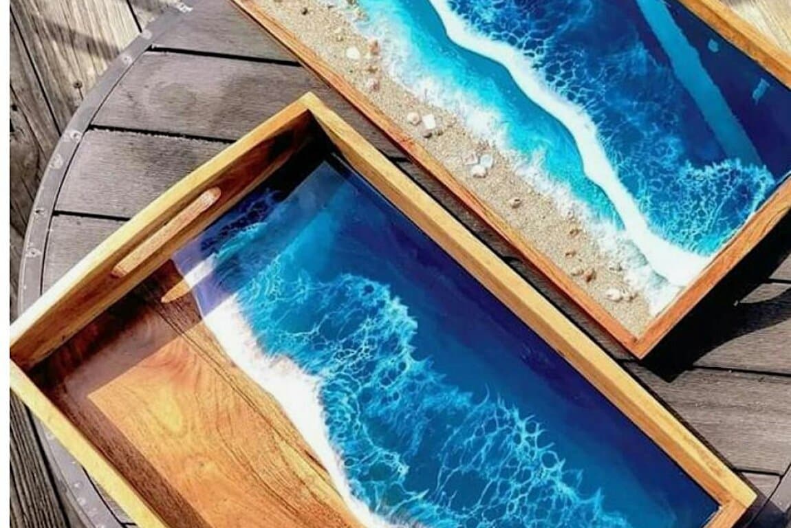 Resin Tray Art Workshop at Calgary