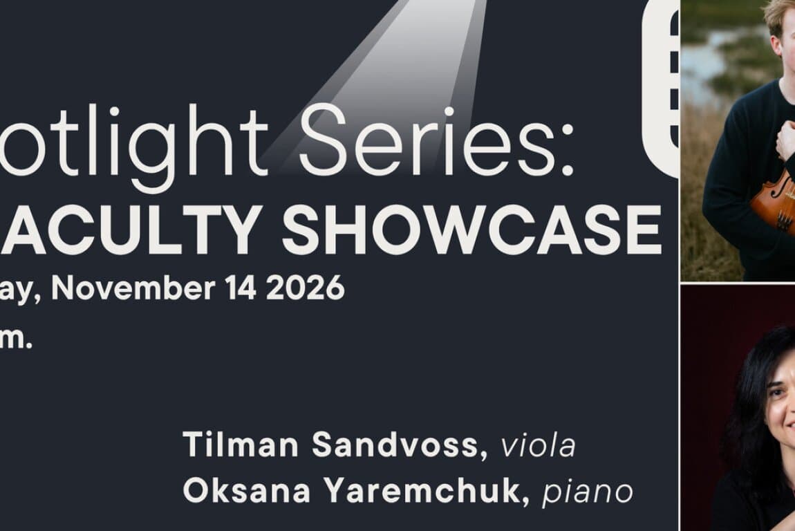 Spotlight Series Faculty Showcase: Tilman Sandvoss and Oksana Yaremchuk at Calgary