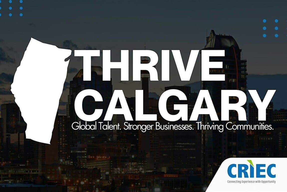 Poster for THRIVE Calgary Conference